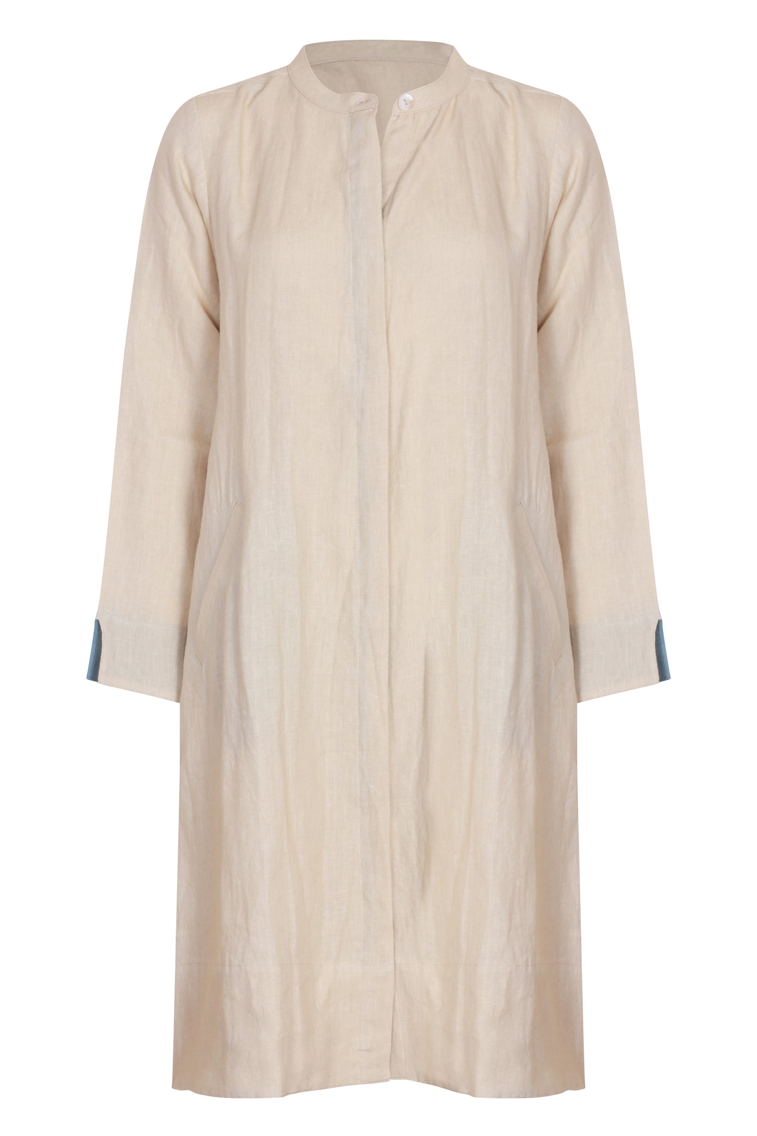 Super Mix Coat Dress - Taupe-Sandcastle