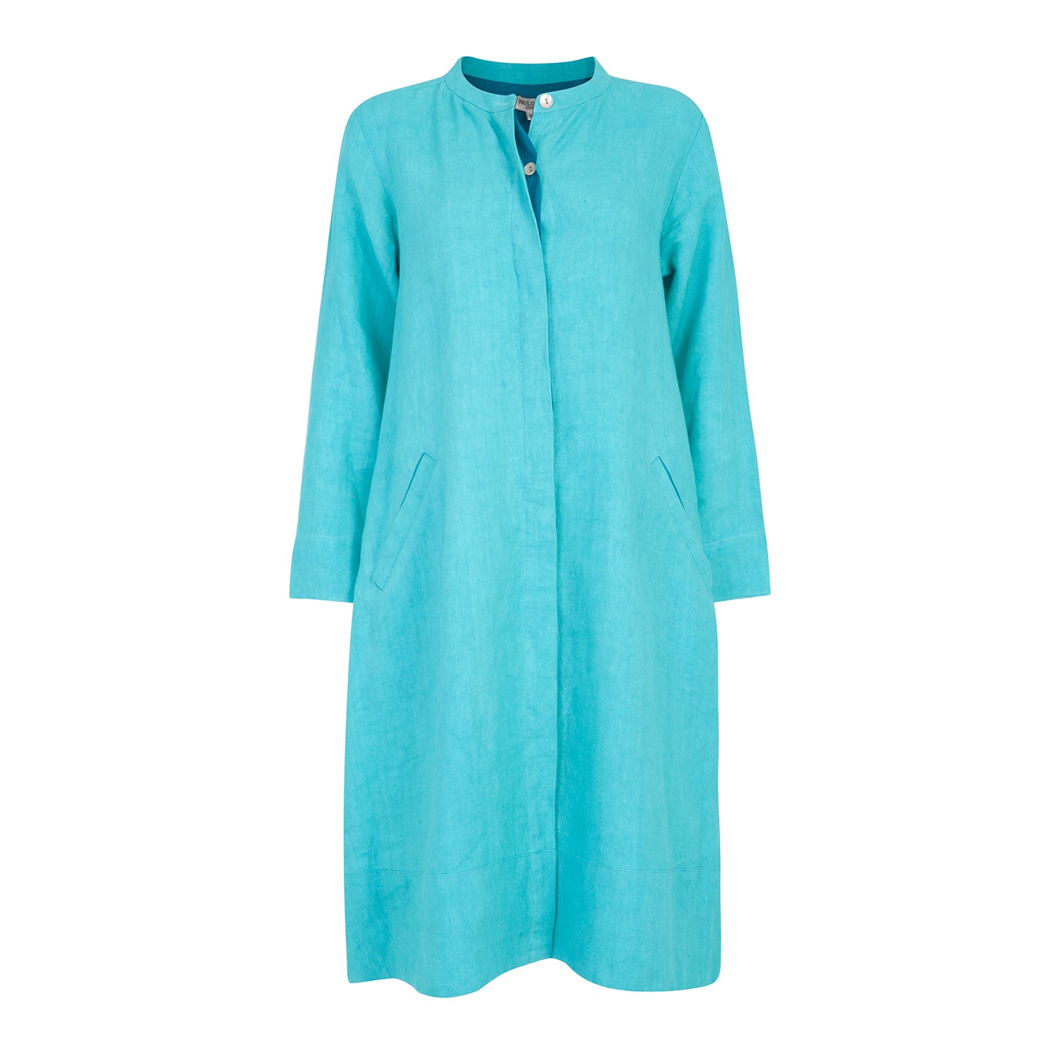 Super Mix Coat Dress Tiffany Aqua