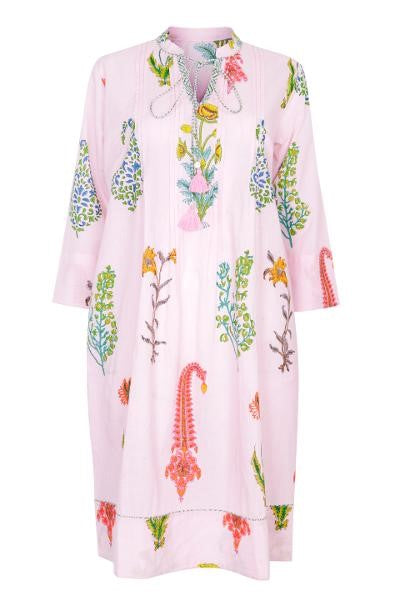 Botanical Tassel Kurta Cotton - Sweet Lime