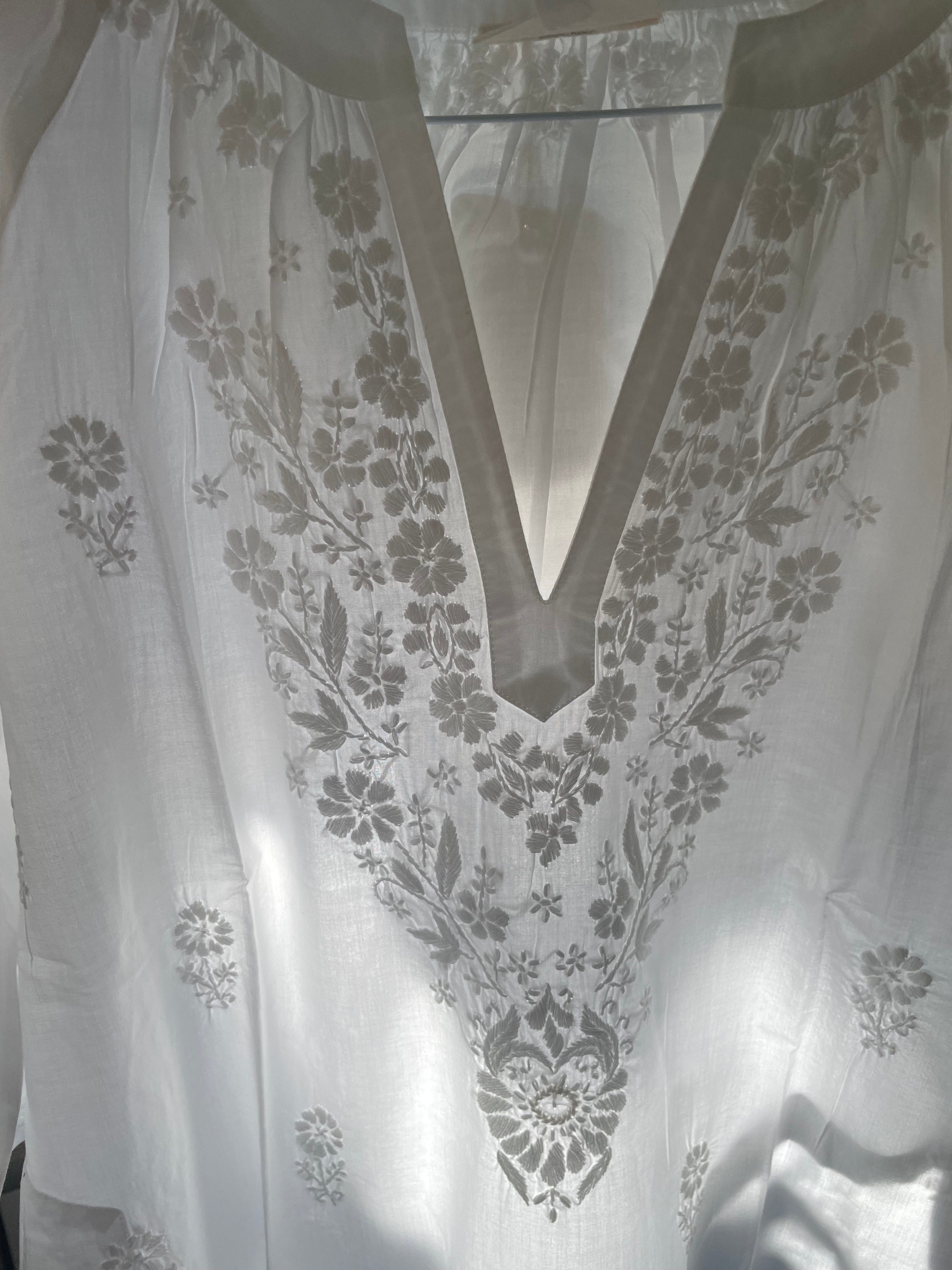 Valentina - Hand Embroidered Tunic Dress