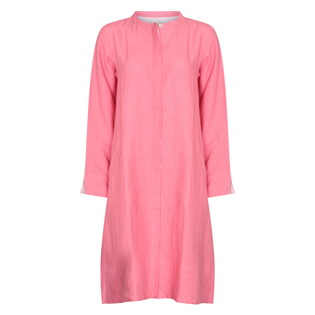 Super Mix Coat Dress Linen Blush Pink