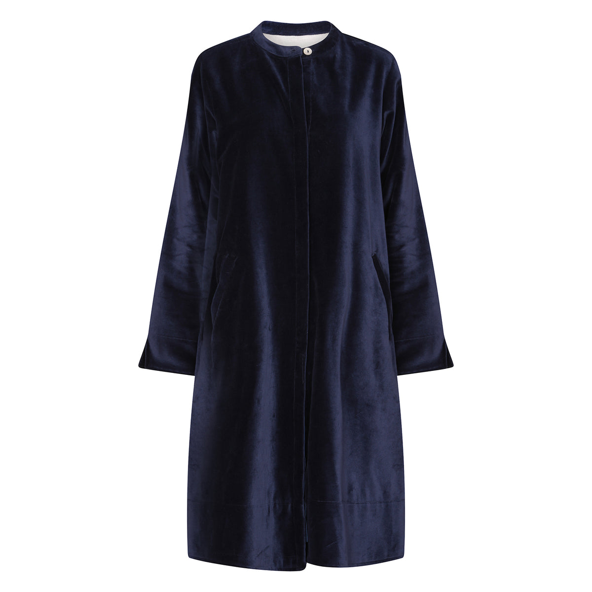 Velvet Super Mix Coat - Forest Green