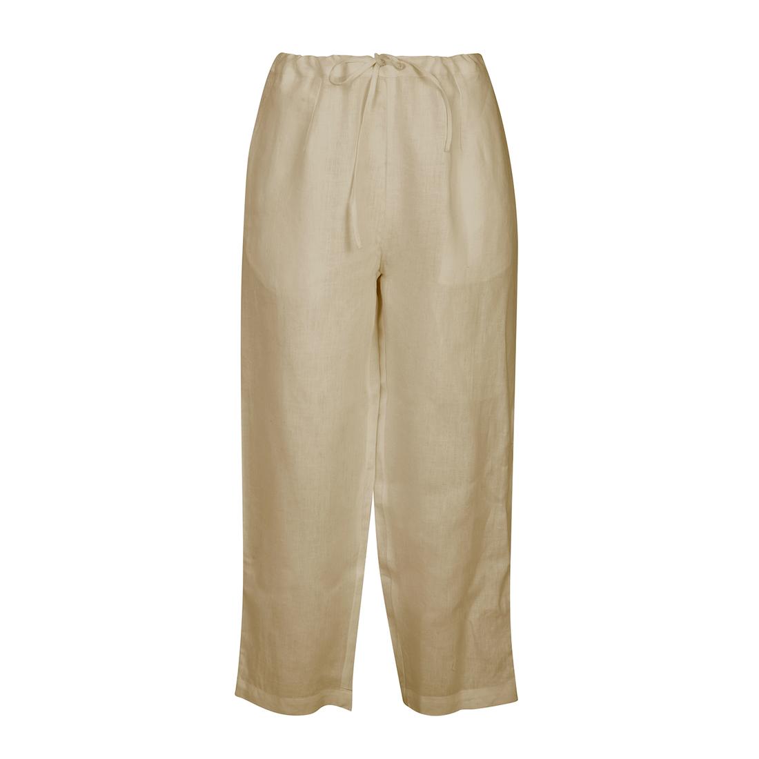 Garment Washed Trouser Linen - Taupe/Sandcastle