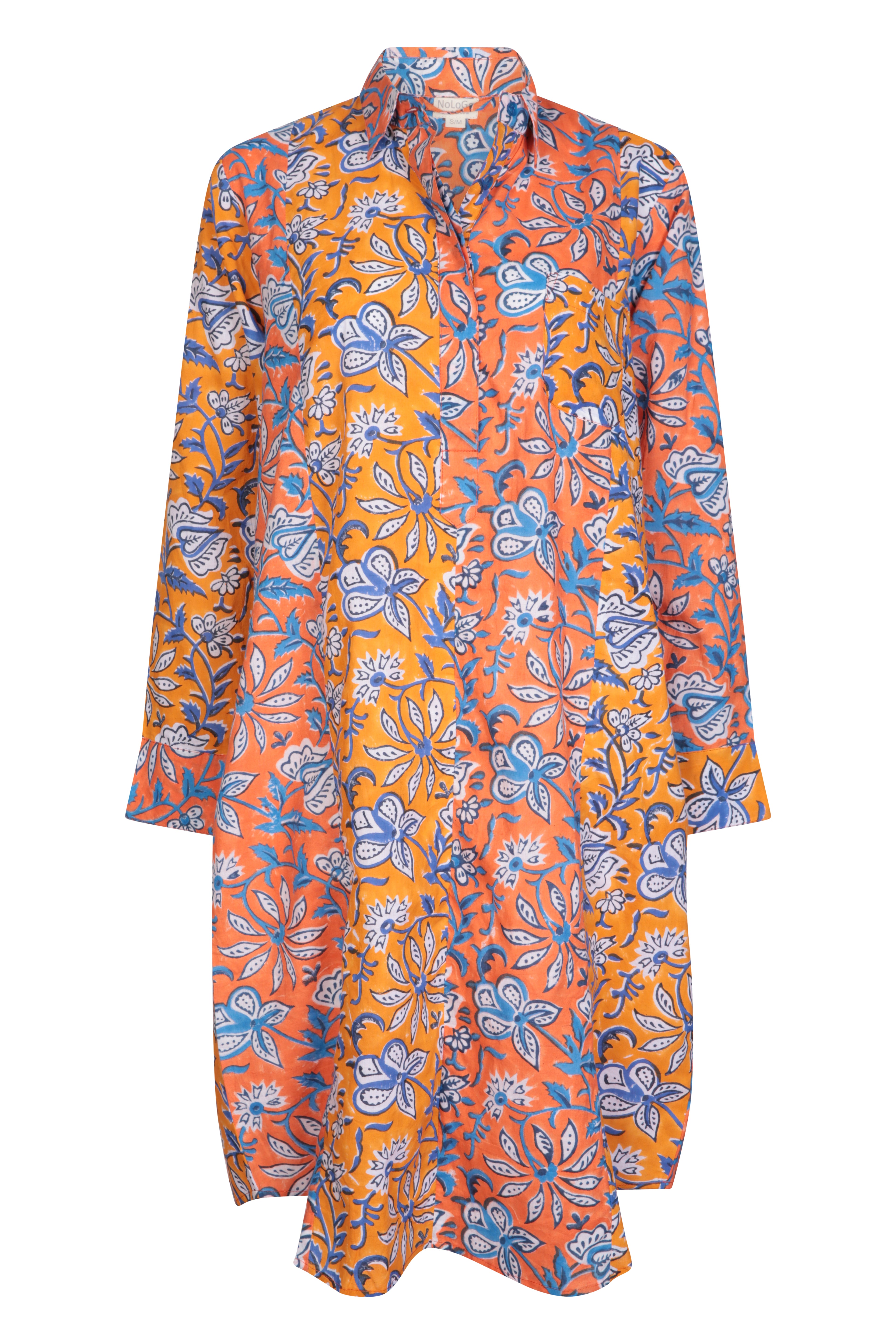 Mix Match Shirtdress Cotton Multi Citrus