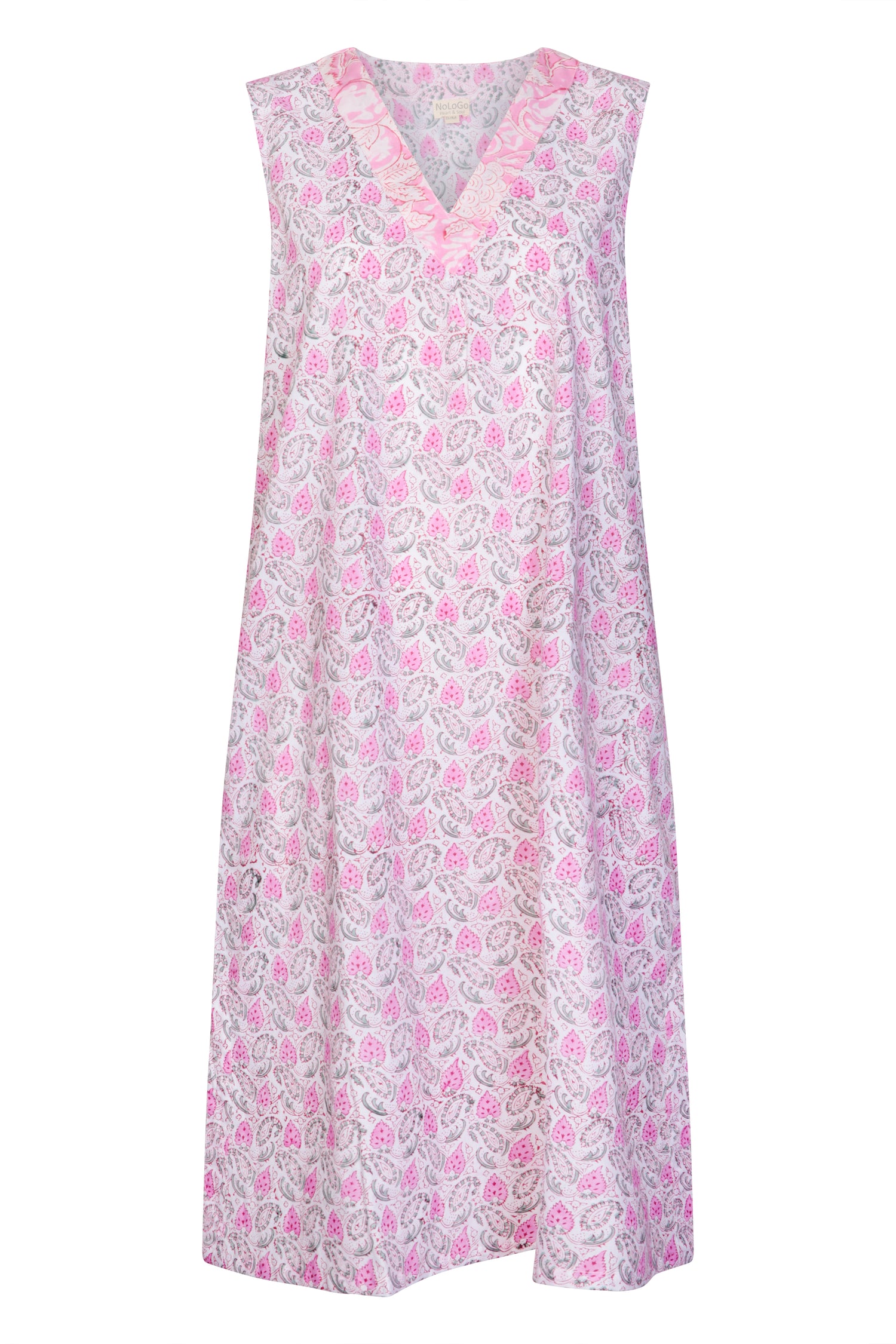 Rosebud Nightdress Cotton Pink