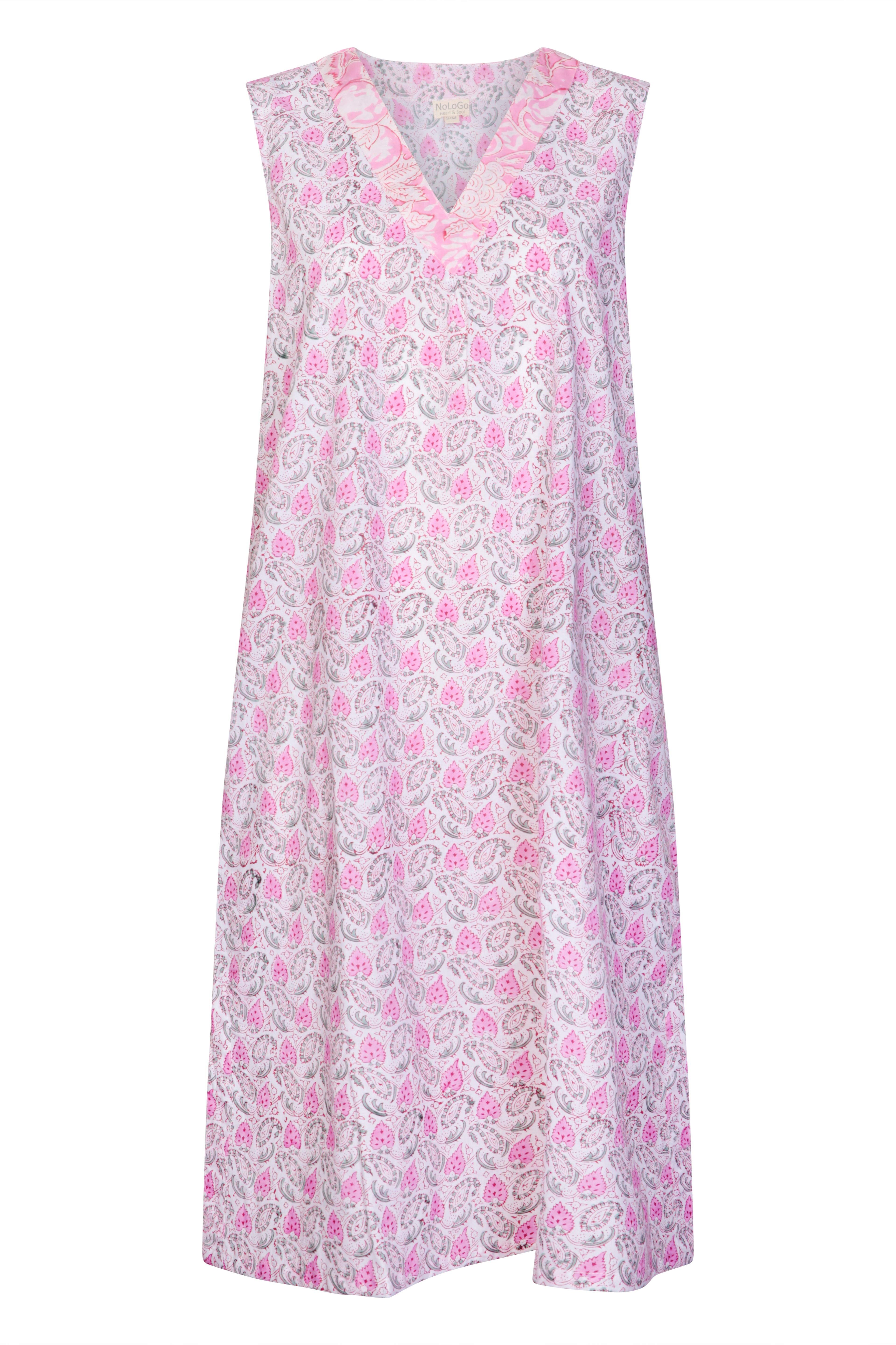 Rosebud Nightdress Cotton Pink