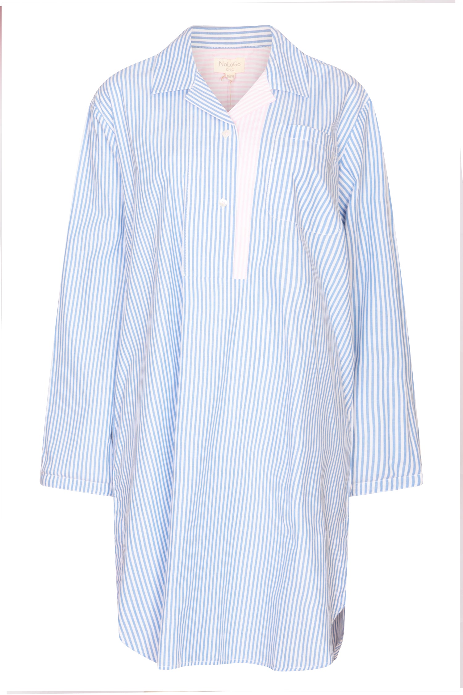 Mix Match Nightshirt Cotton Blue