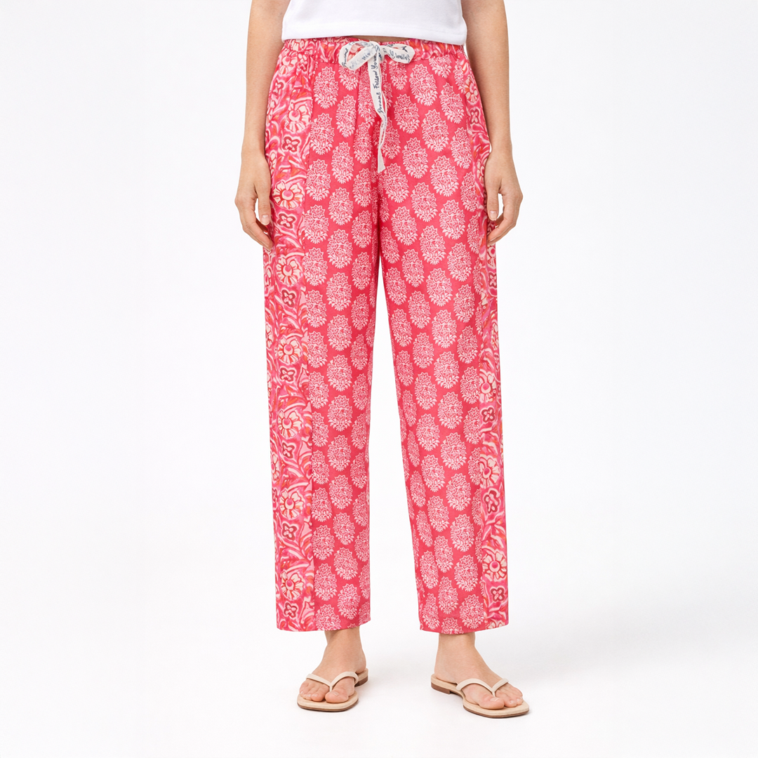 Mix Match Cosmos and Bonbon Trousers Cotton Multi