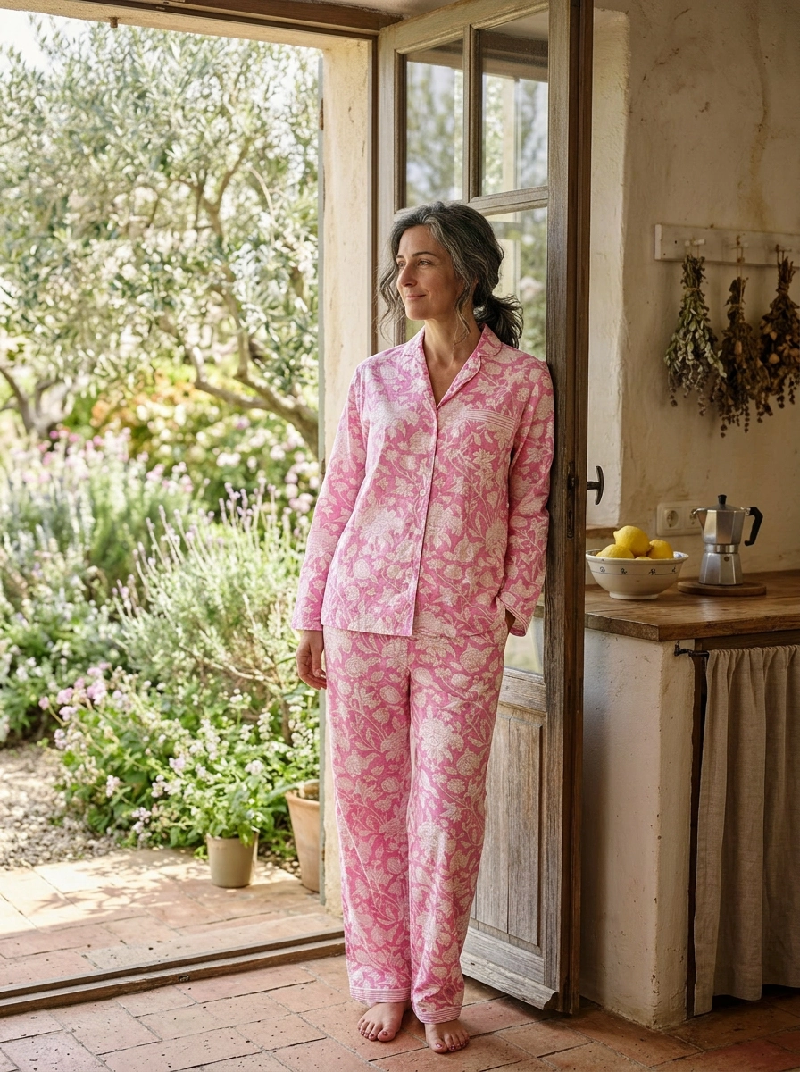 Hand Printed PJ&