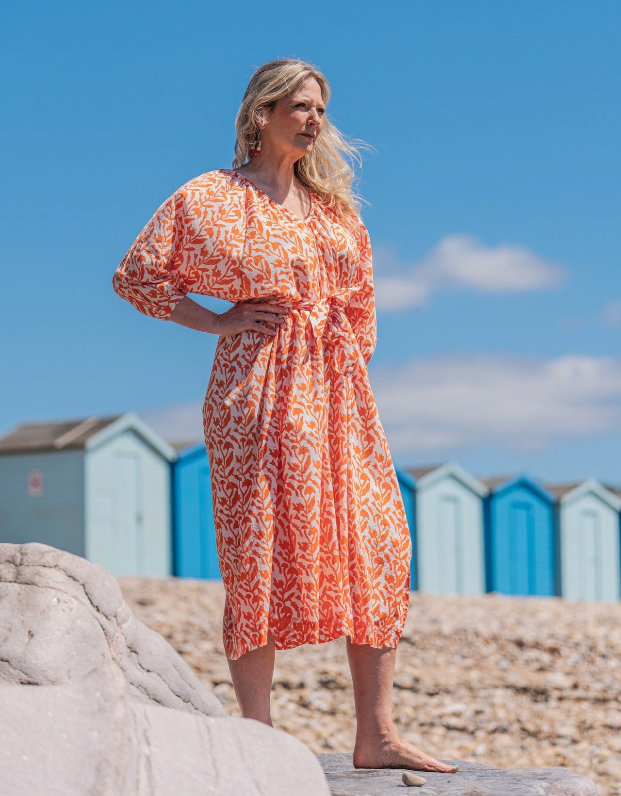 Kaftan - Breezy Summer Blue - One Size