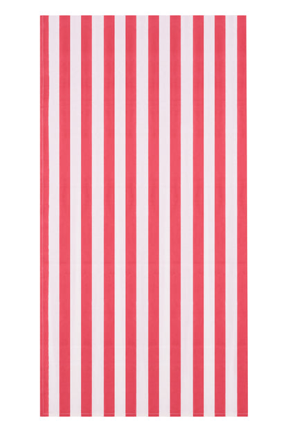 Broad Stripe Cloth 170  x 300 cms Table Cloth  Cotton Turquoise M/L