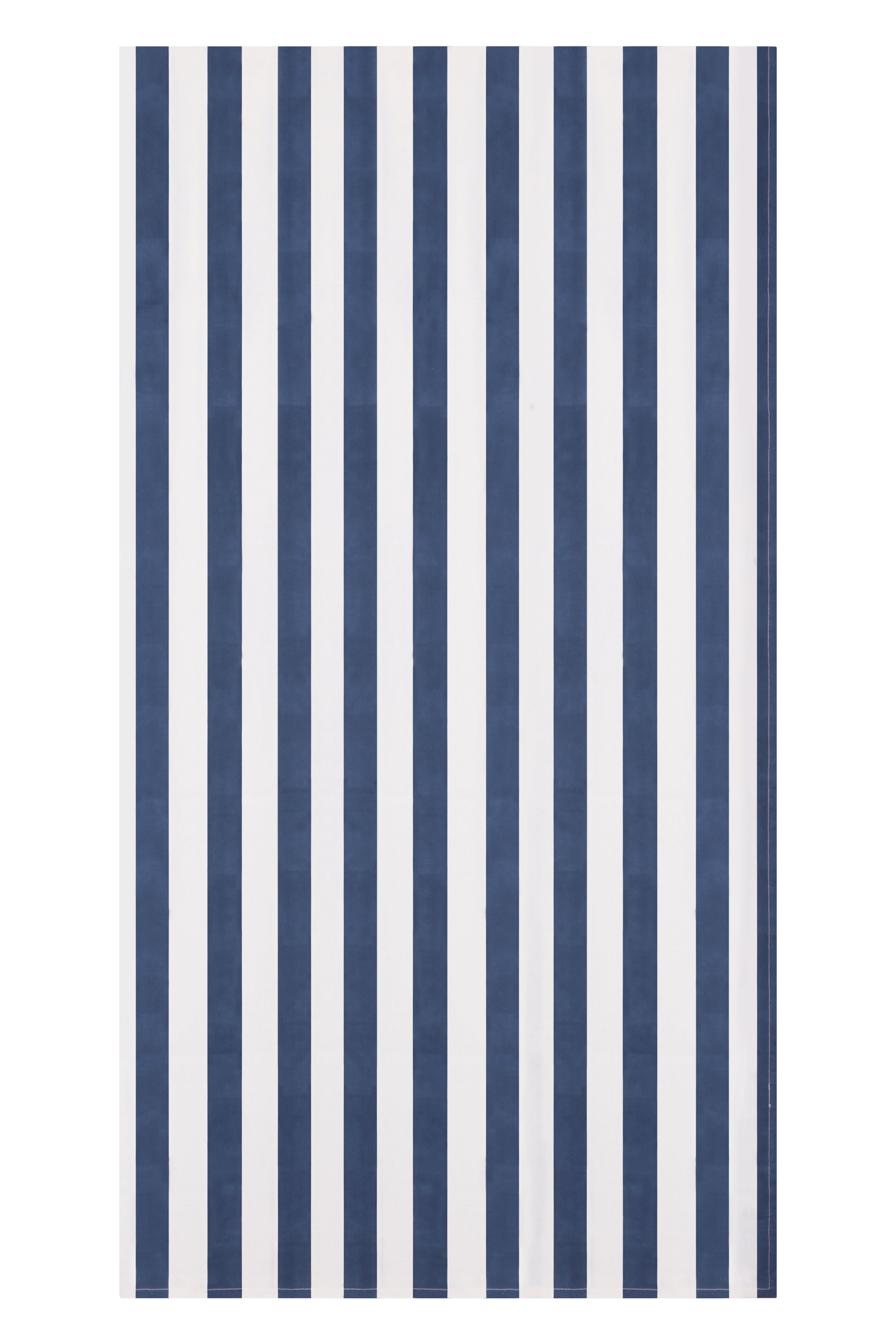 Broad Stripe Cloth 150  x 225 cms Table Cloth  Cotton Indigo S/M