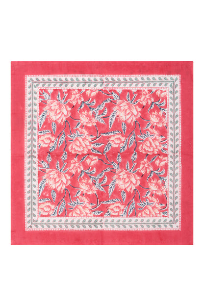 Napkins Pine X 4 Napkin Set Cotton Red One Size