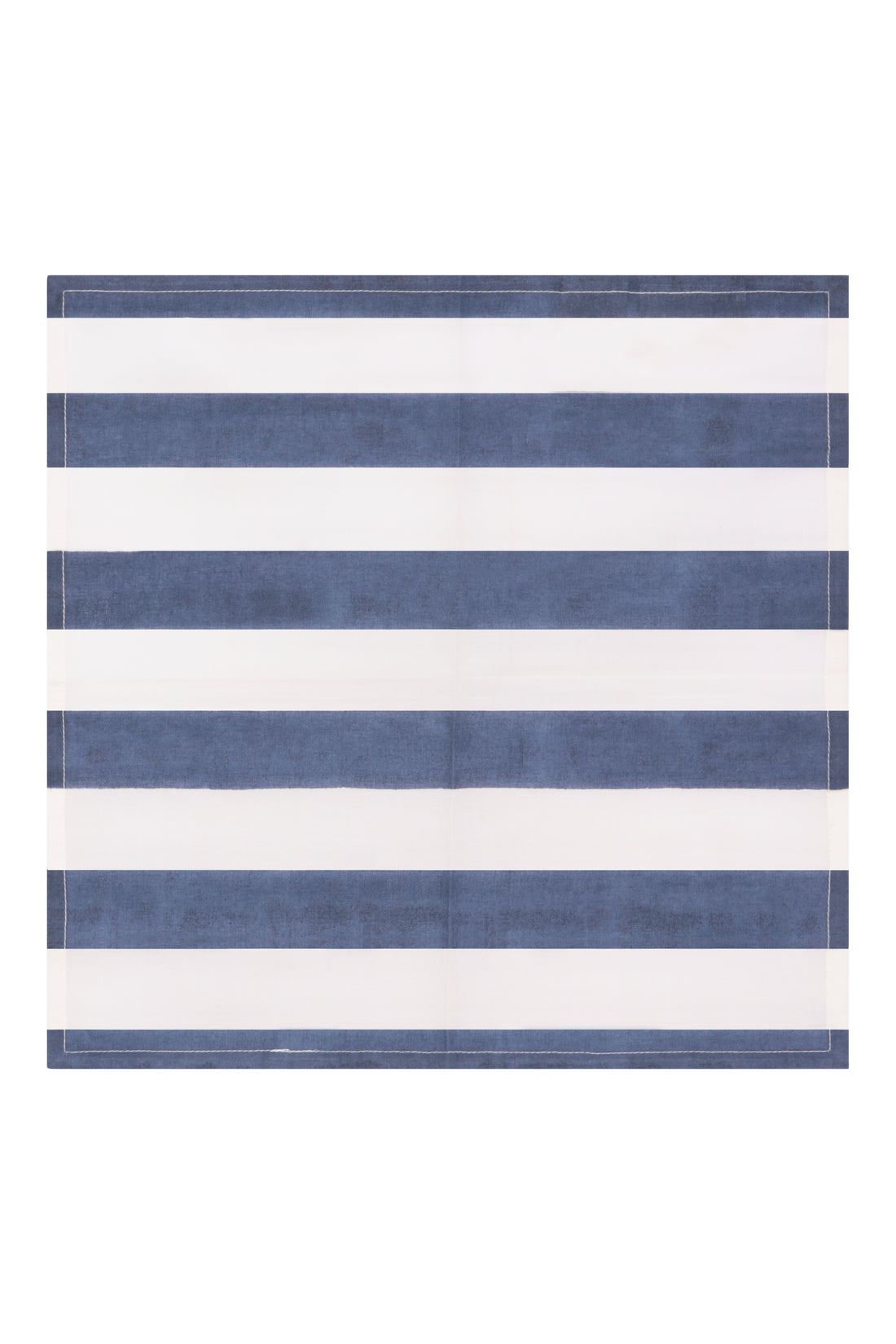 Fresco Stripe Napkins Broad Stripe X 4 Napkin Set Cotton Indigo One Size