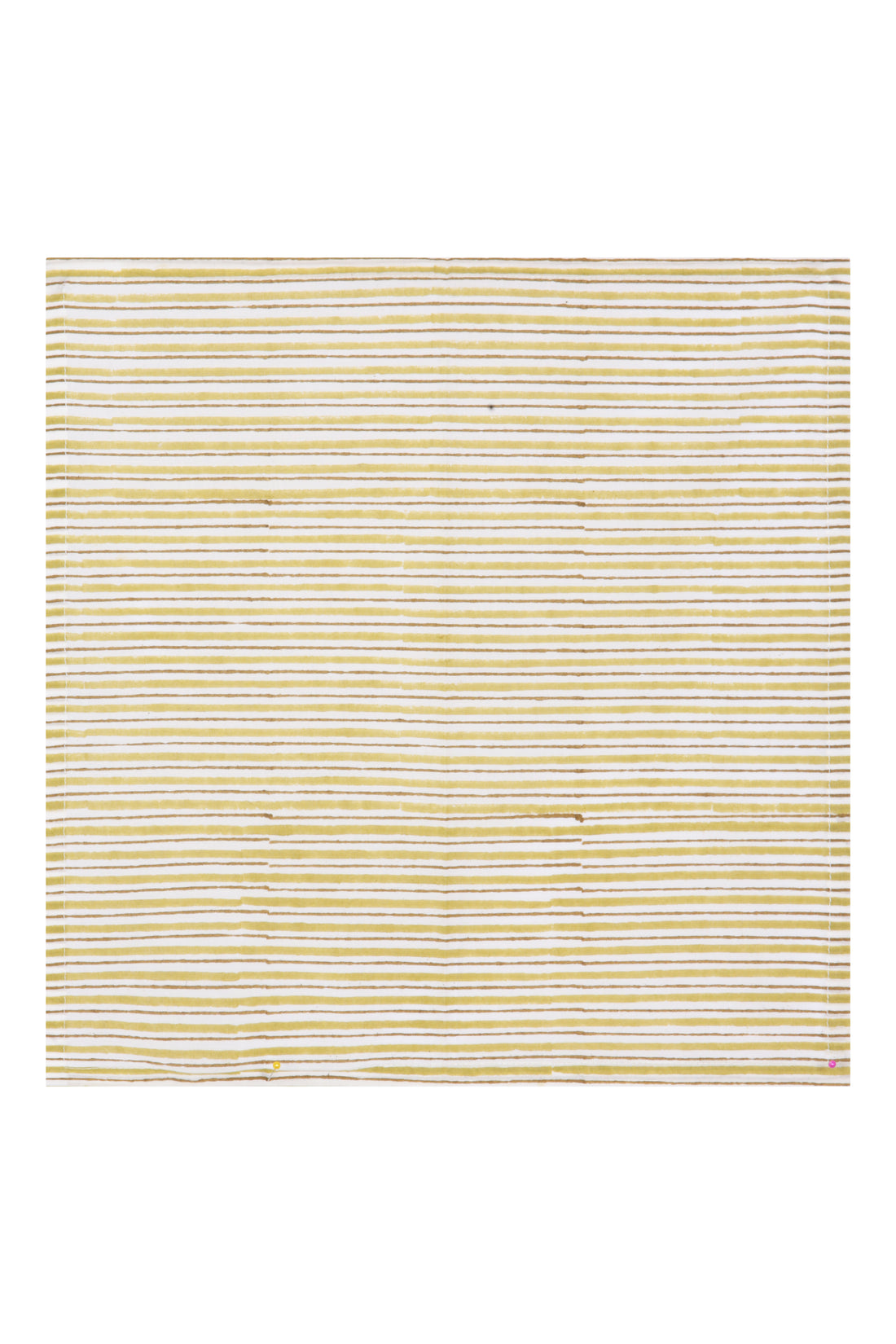 Fresco Stripe Napkins Multi Stripe X 4 Napkin Set Cotton Olive One Size