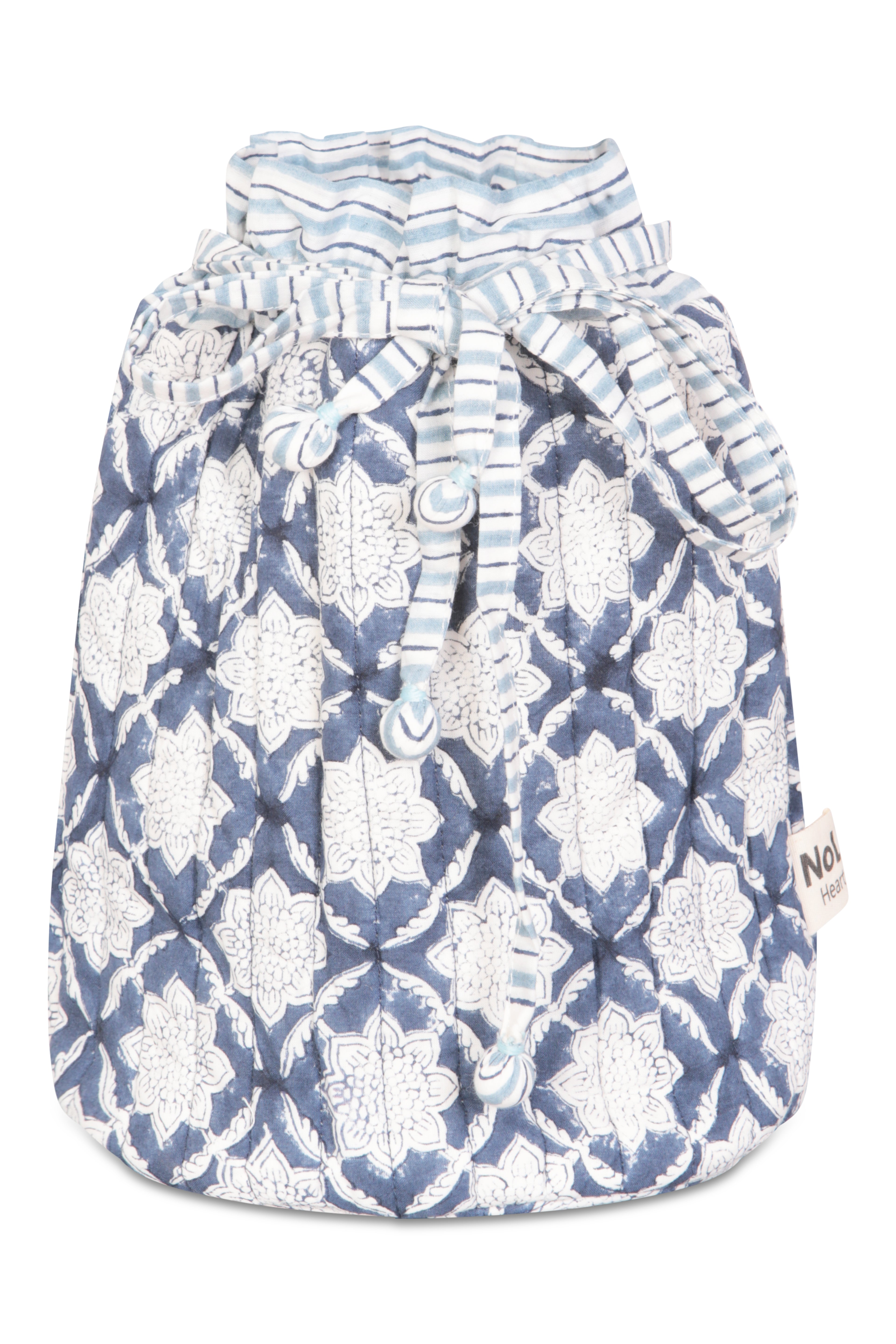 Retreat Fresco Multi Stripe Washbag Washbag Cotton Indigo One Size