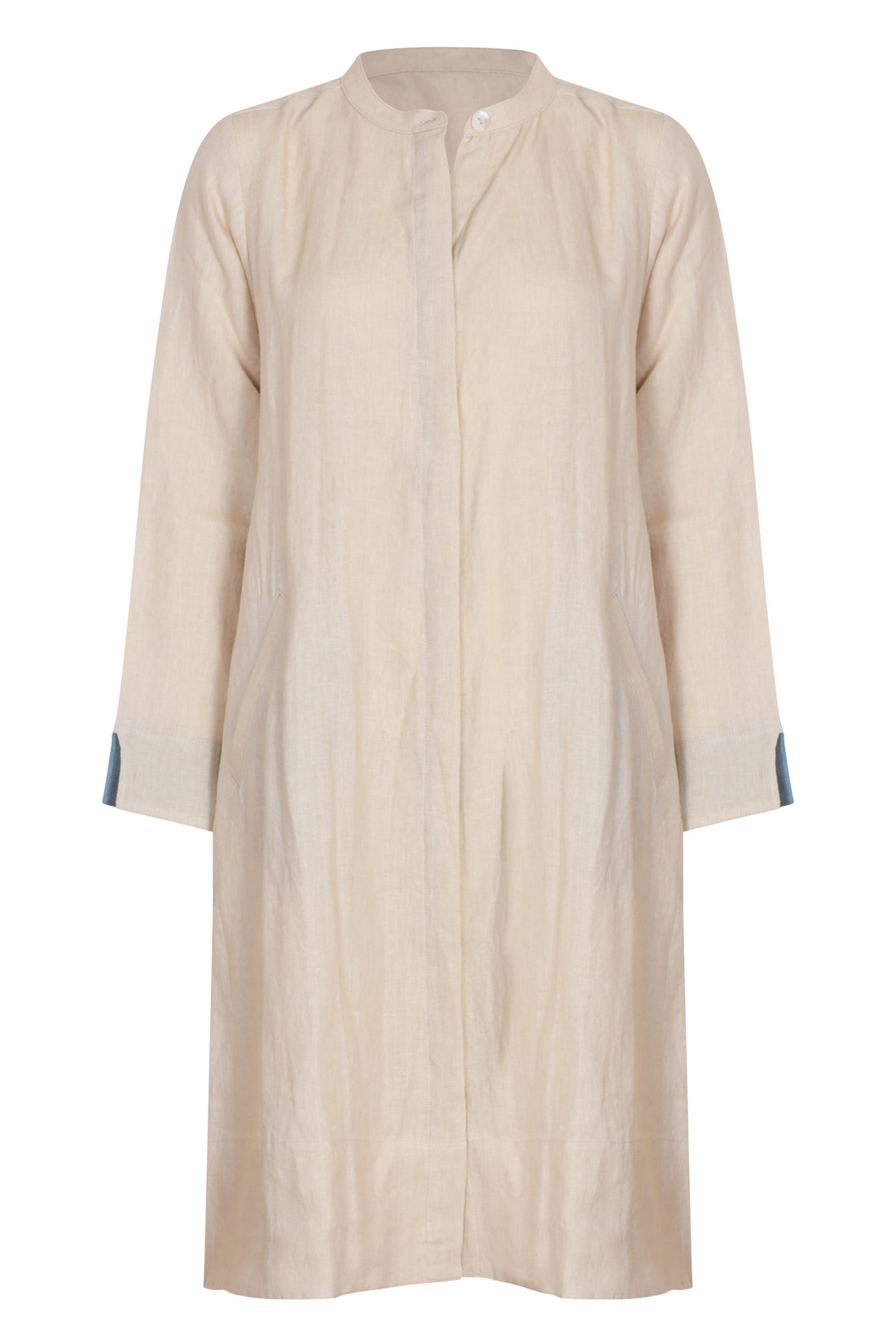 Super Mix Coat Dress - Taupe-Sandcastle