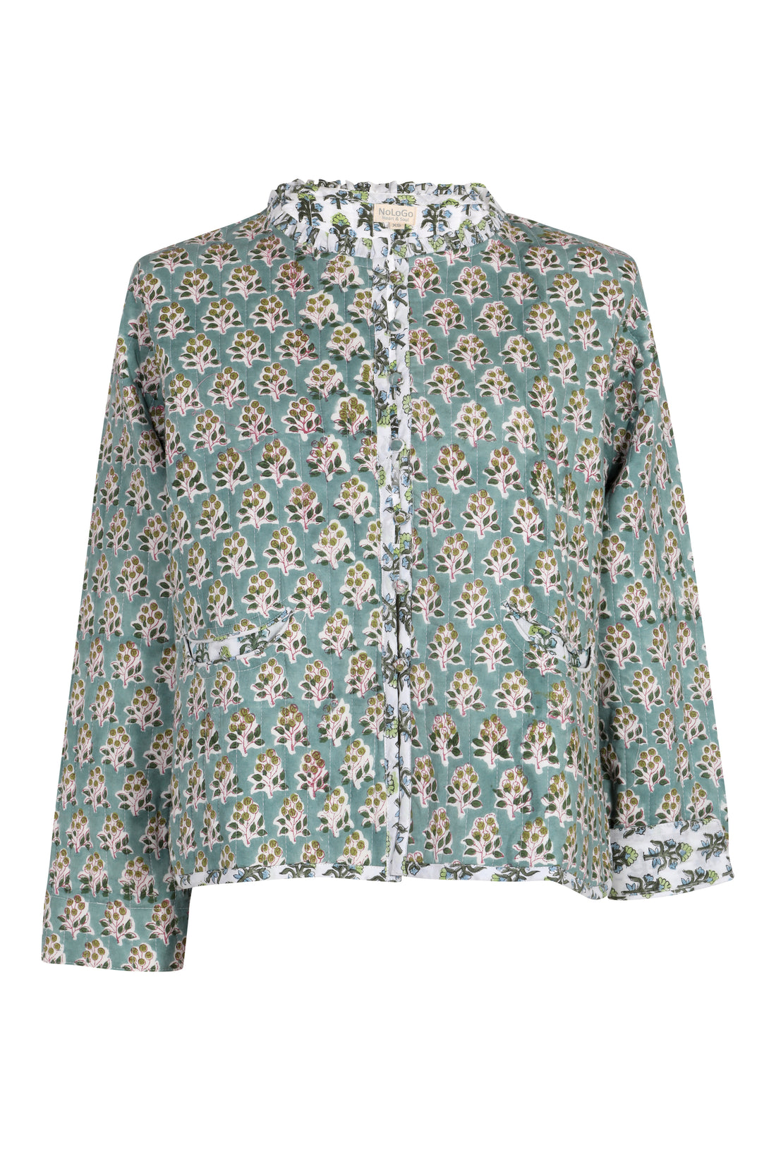 Luxury Quilted Chelsea Jacket  -  Rosemary-Green