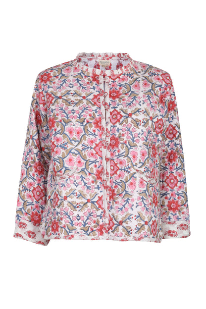 Luxury Quilted Chelsea Jacket - Muti Rose Pink