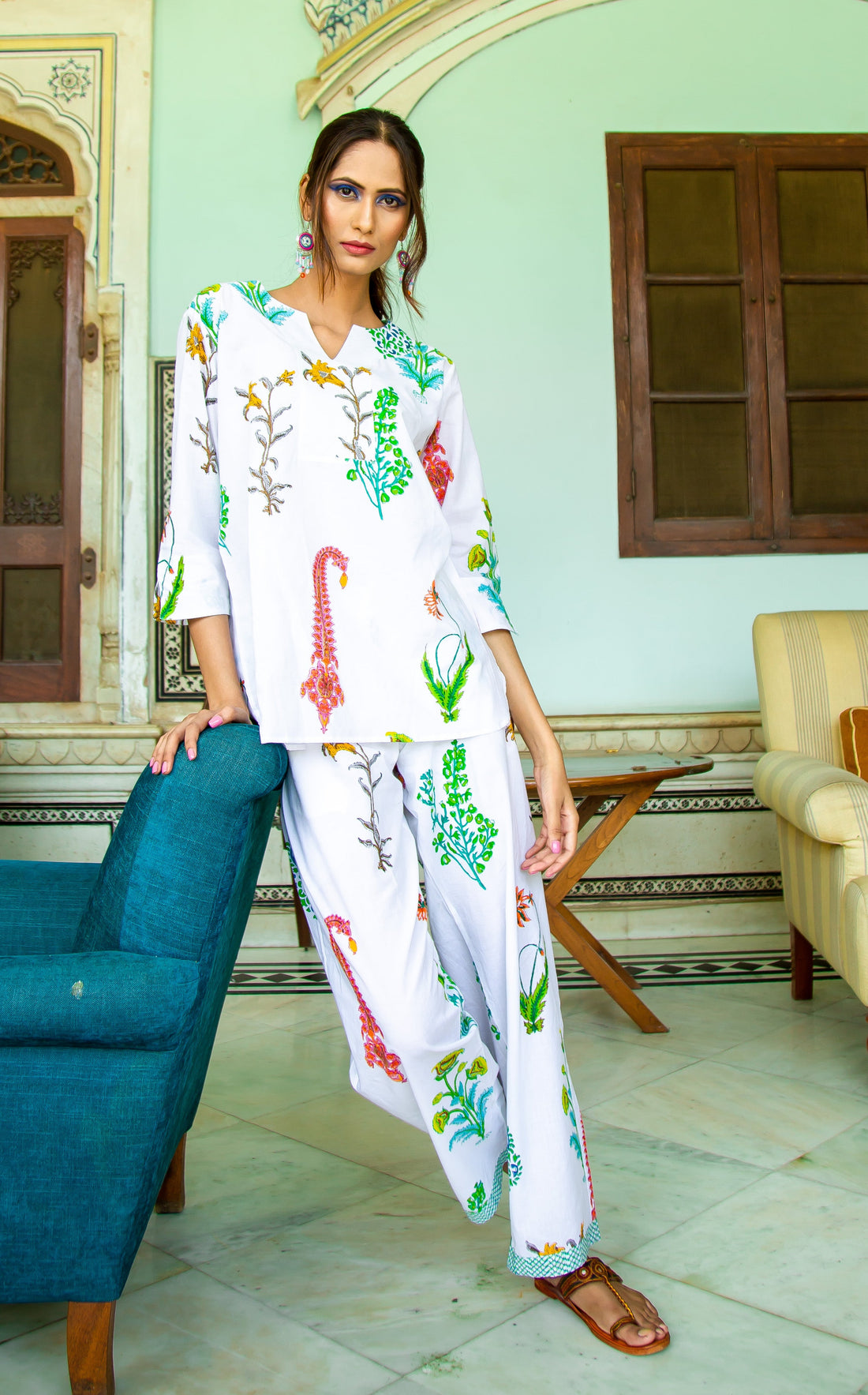 Botanical PJ Cotton Cambric Multi