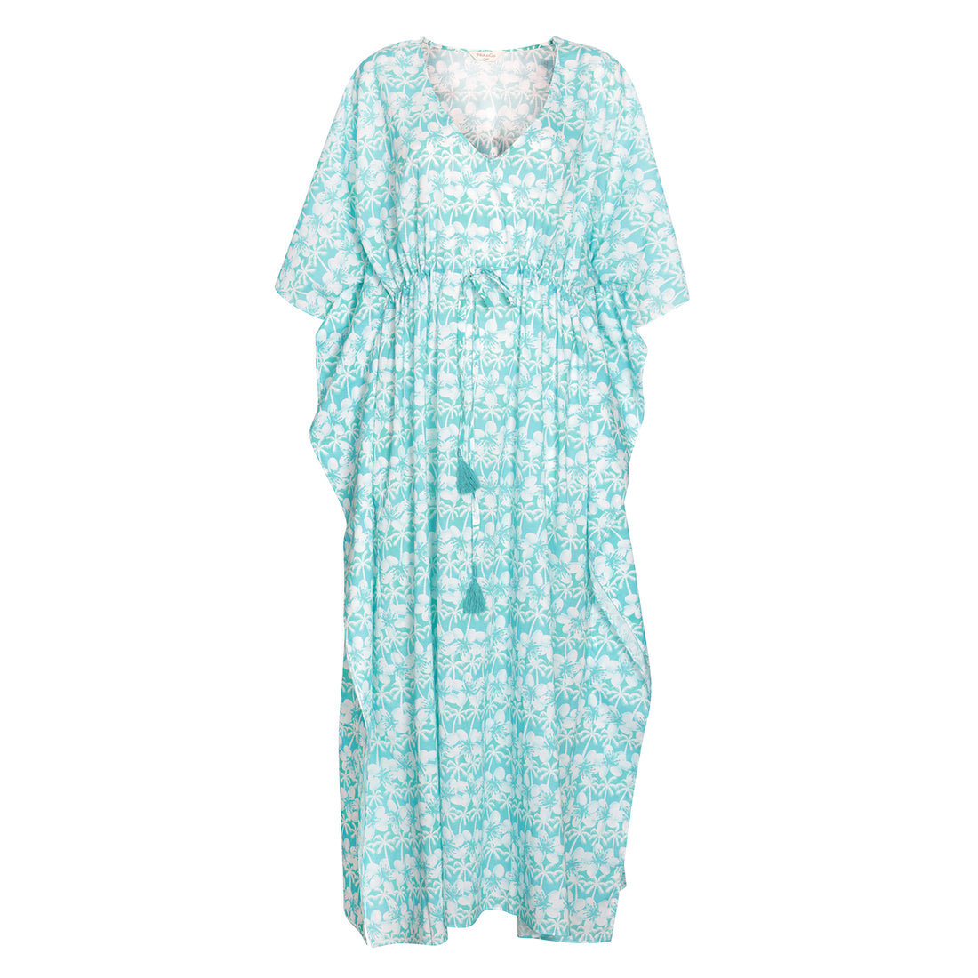 Corfu Kaftan Cotton Cambric Multi One Size