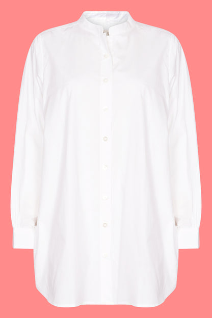 Malabar Oversized Shirt - White