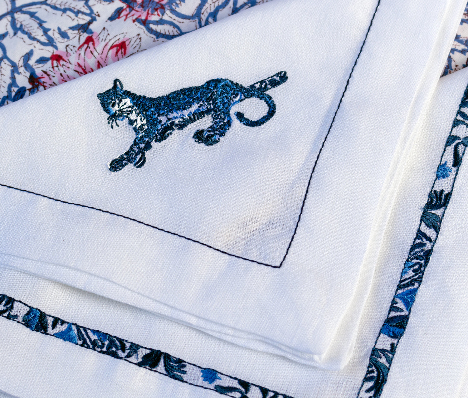 Napkins - Cheetah - Linen - Pack of 4