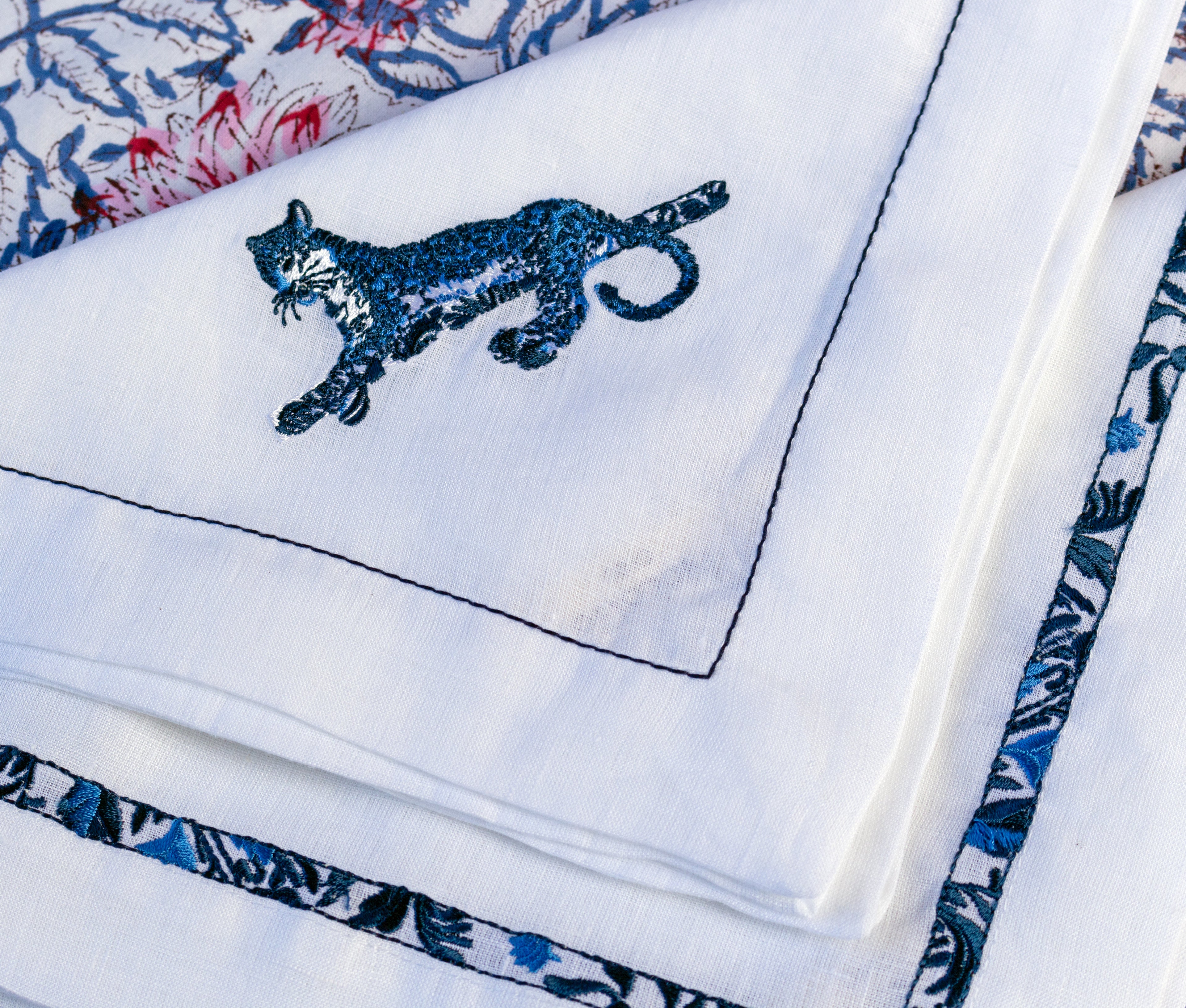 Napkins - Cheetah - Linen - Pack of 4