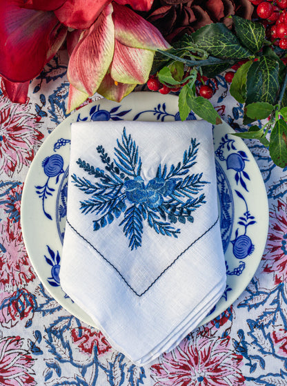 Napkins - Fern Flower - Linen - Pack of 4