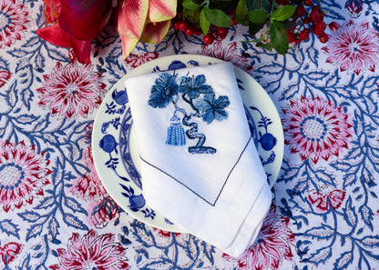 Napkins - Tassel - Linen - Pack of 4