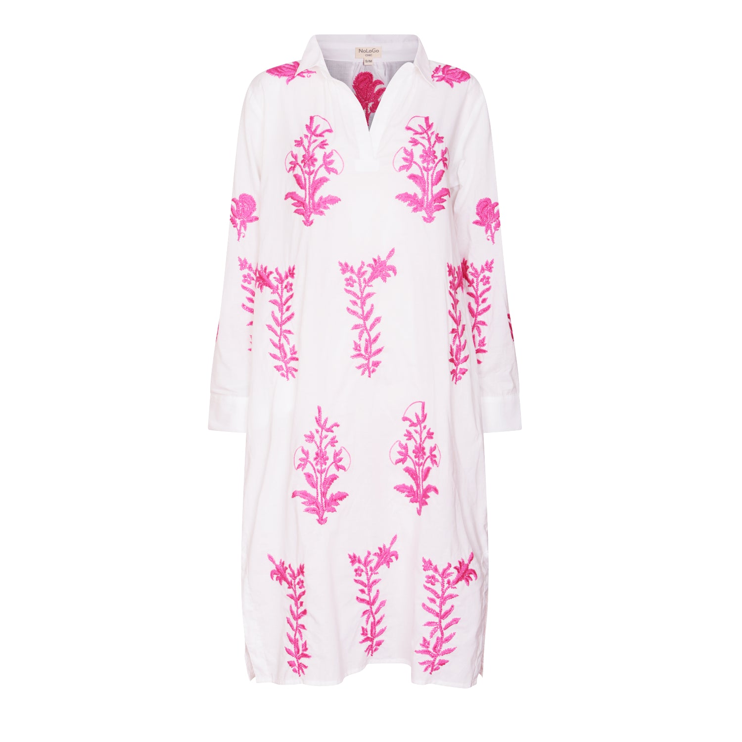 Ruby Embroidered Tourist Dress Cotton White