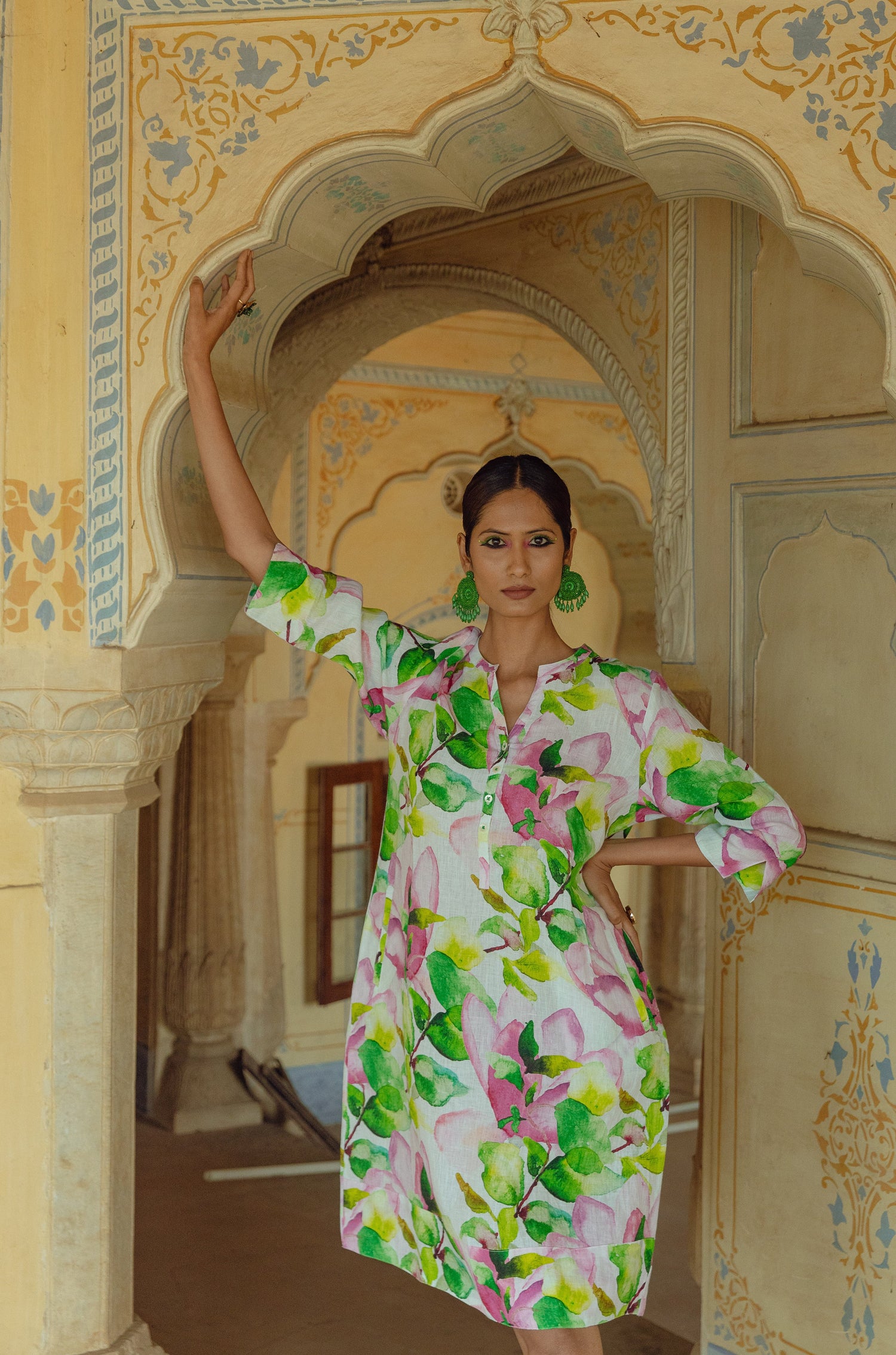 Watermelon Tunic  Dress Linen