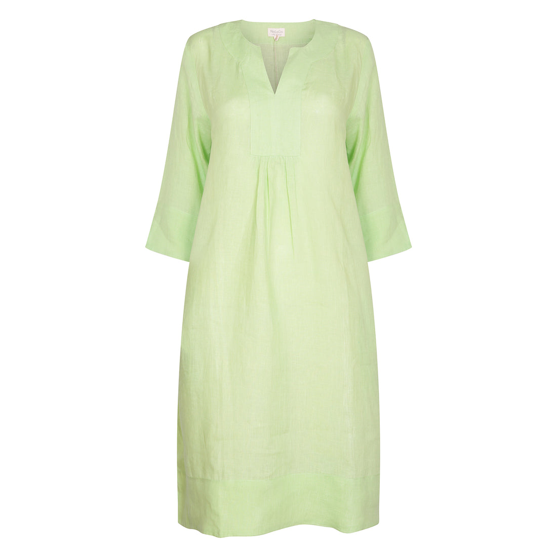 Life Style Easy Tunic Dress Linen - Parrot