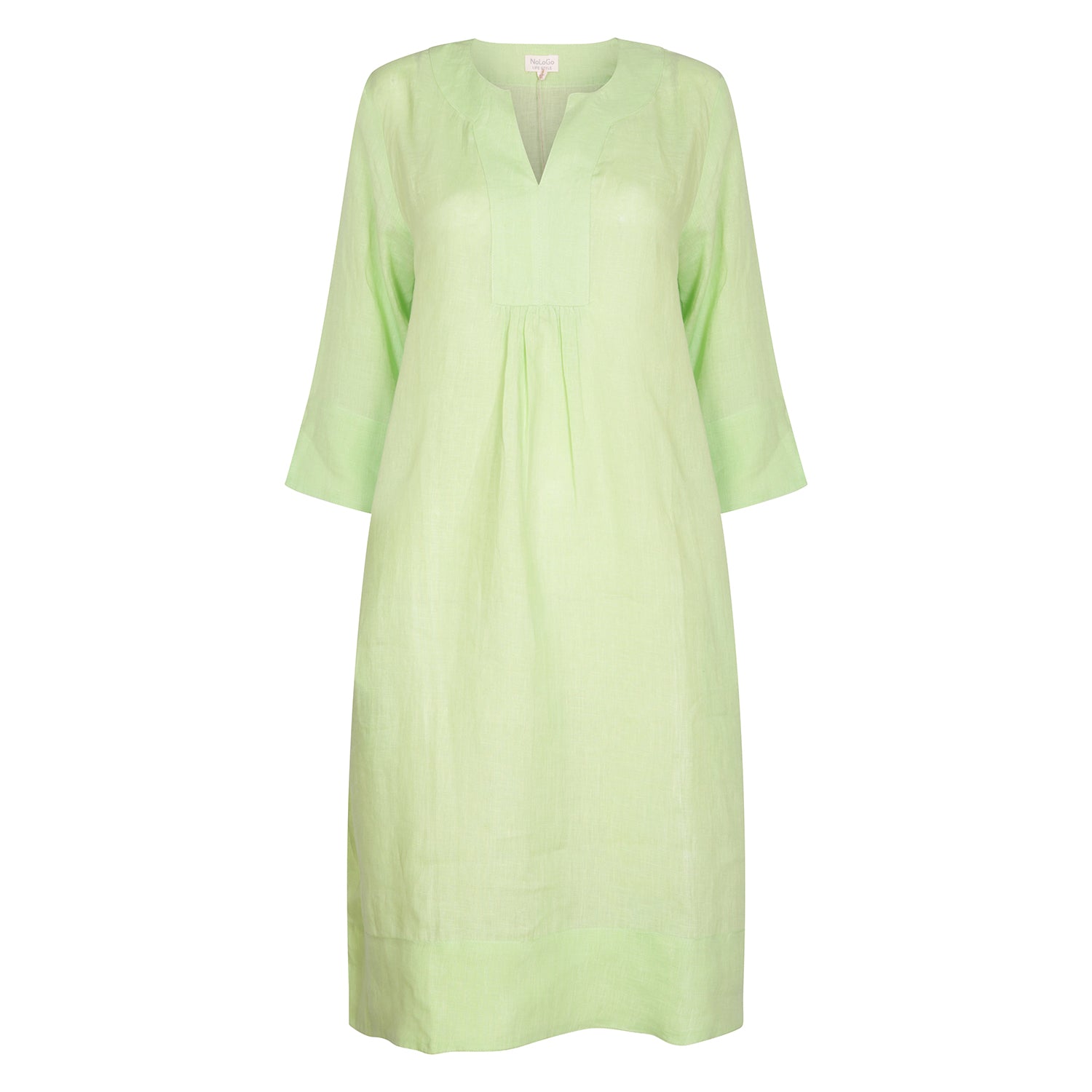 Life Style Easy Tunic Dress Linen - Shell Pink