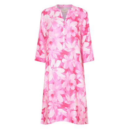 Pink Jay Classic Tunic Dress Linen