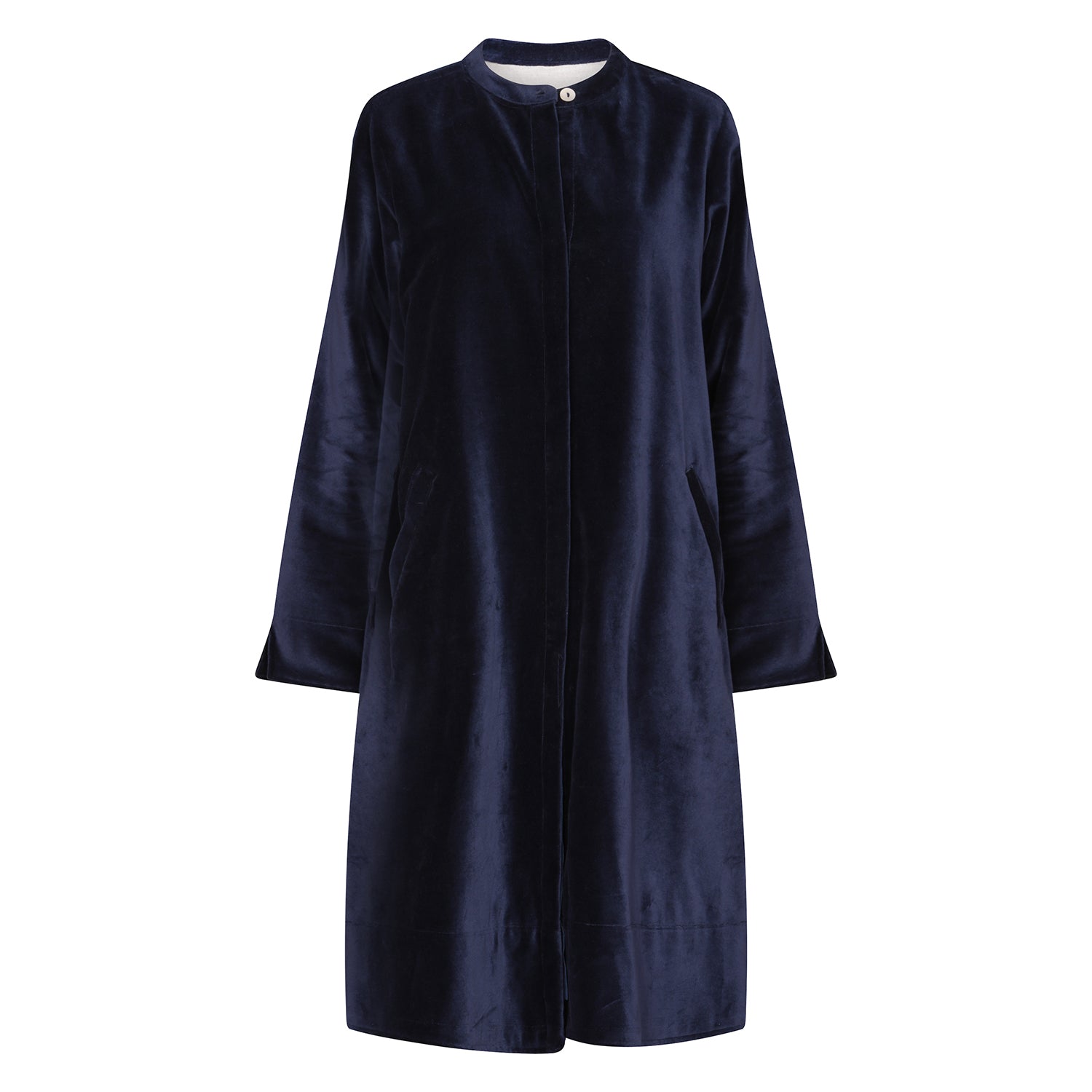 Velvet Super Mix Coat - Black