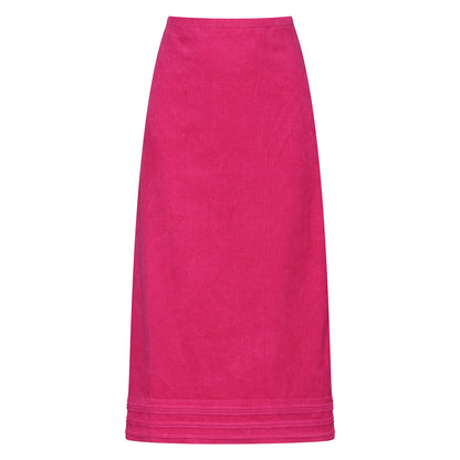 Simple Skirt - Peony Pink