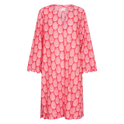 Bon Bon Angel Nightdress Cotton Geranium Pink