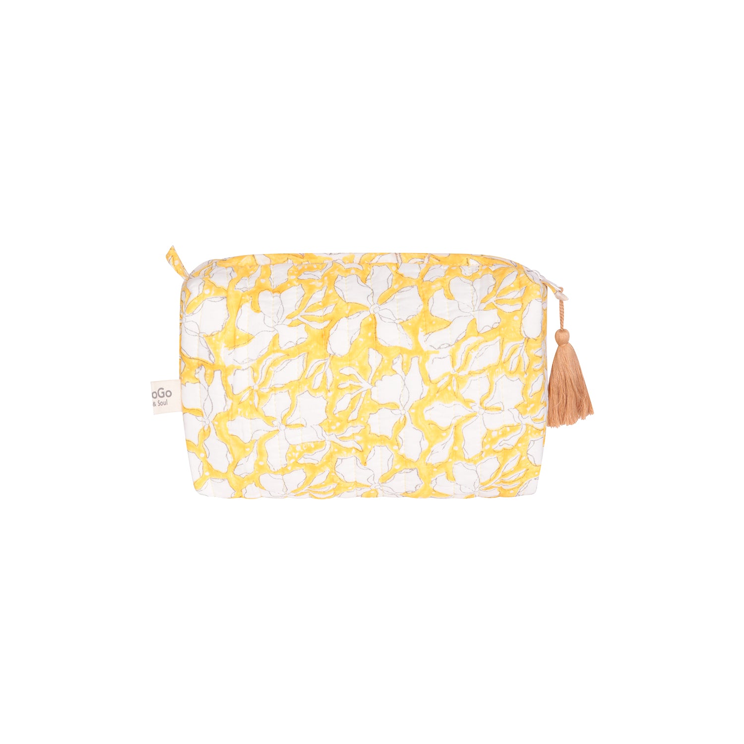 Buttercup Tile Wash Bag - Yellow