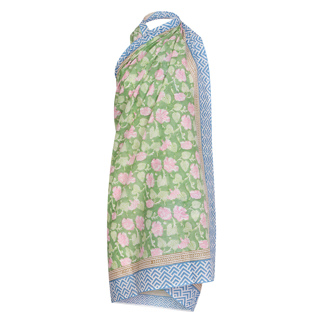 Field Green Sarong - One Size - Green/Blue