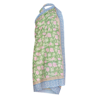 Field Green Sarong - One Size - Green/Blue