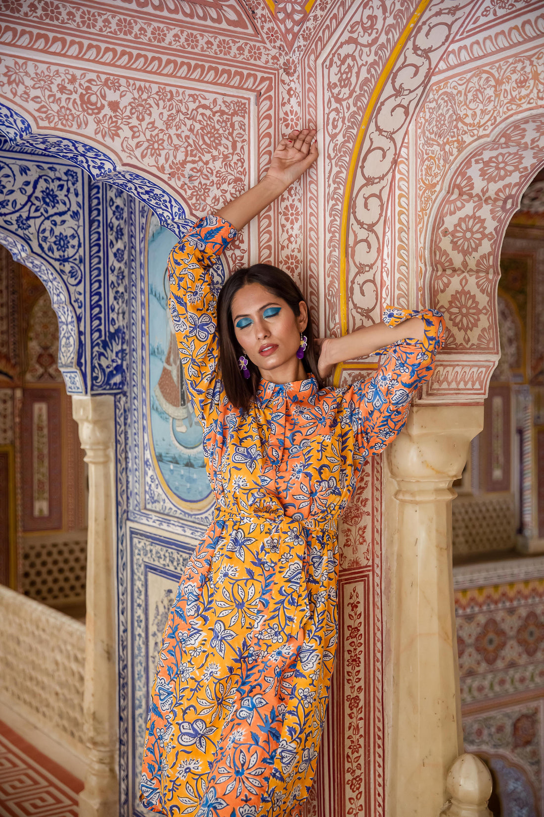 Mix Match Shirtdress Cotton Multi Citrus