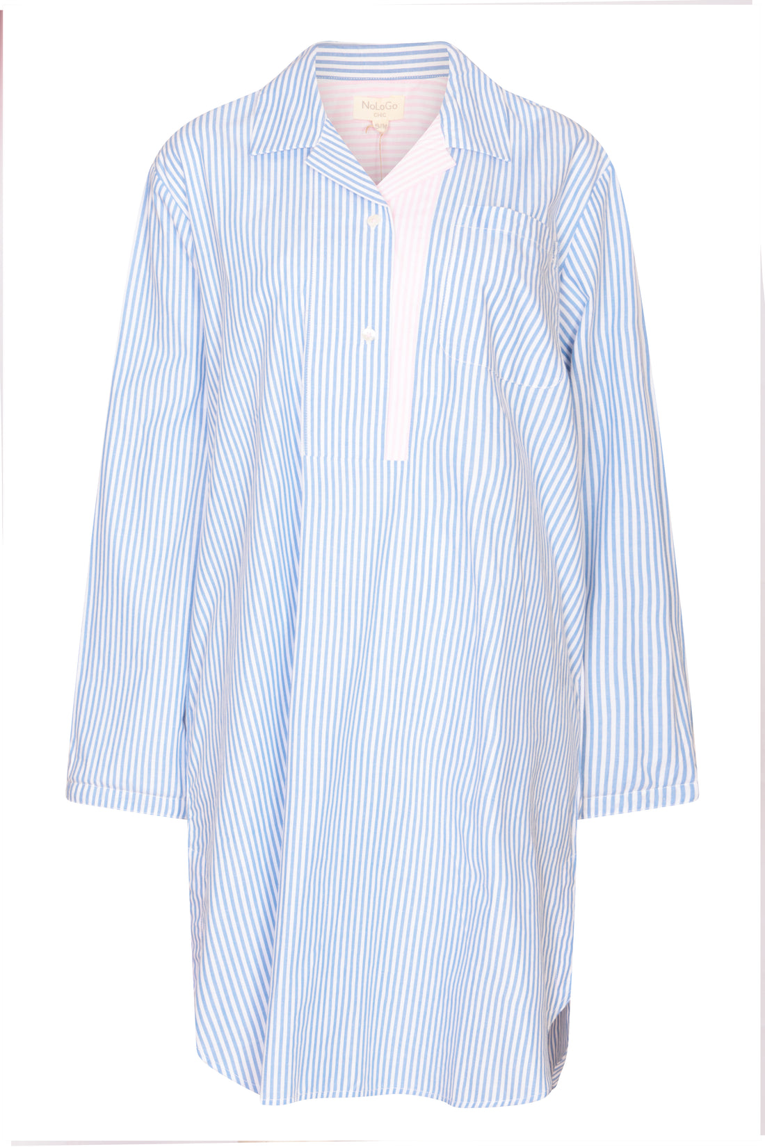 Mix Match Nightshirt Cotton Blue