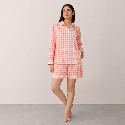 Gingham Set Woman&