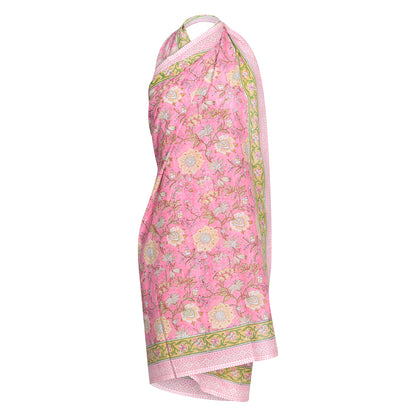 Lemon Bloom Sarong - One Size - Pink