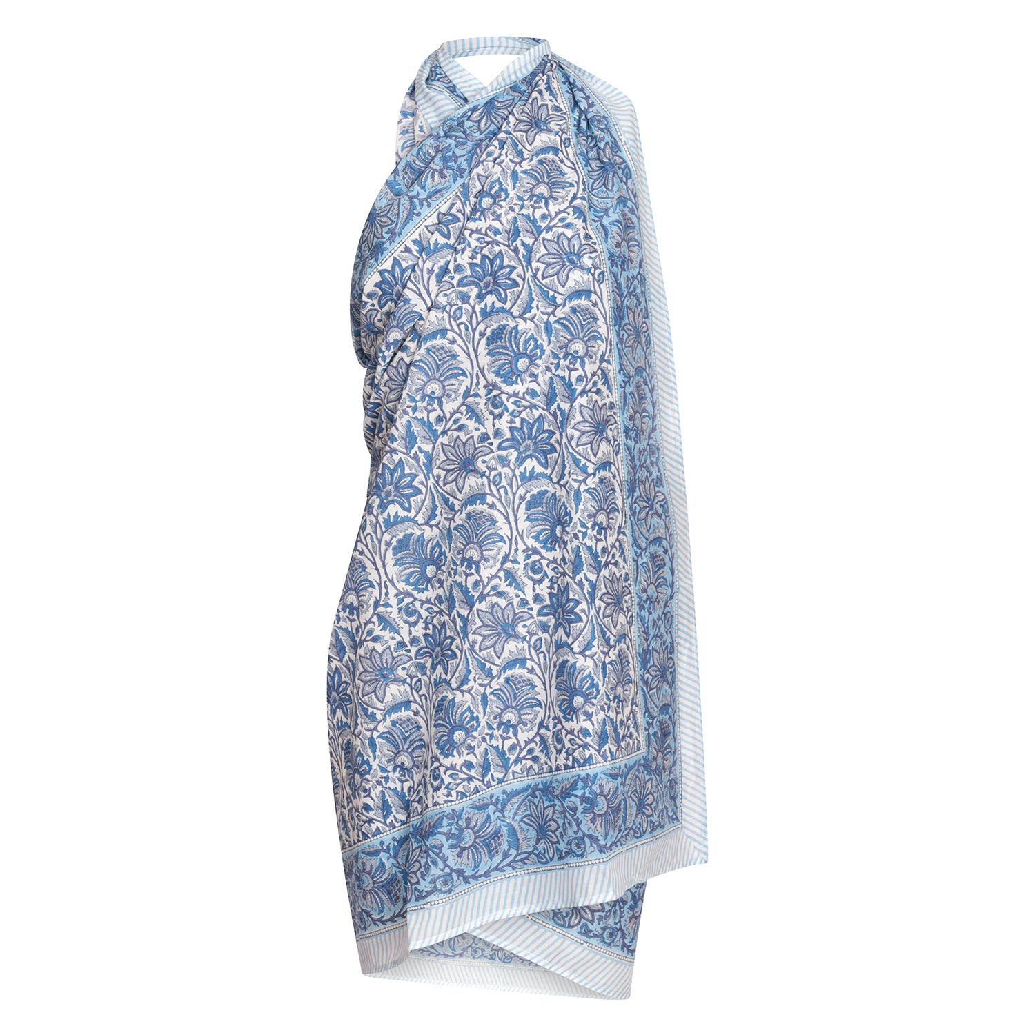Lotus Leaf Sarong - One Size - Blue
