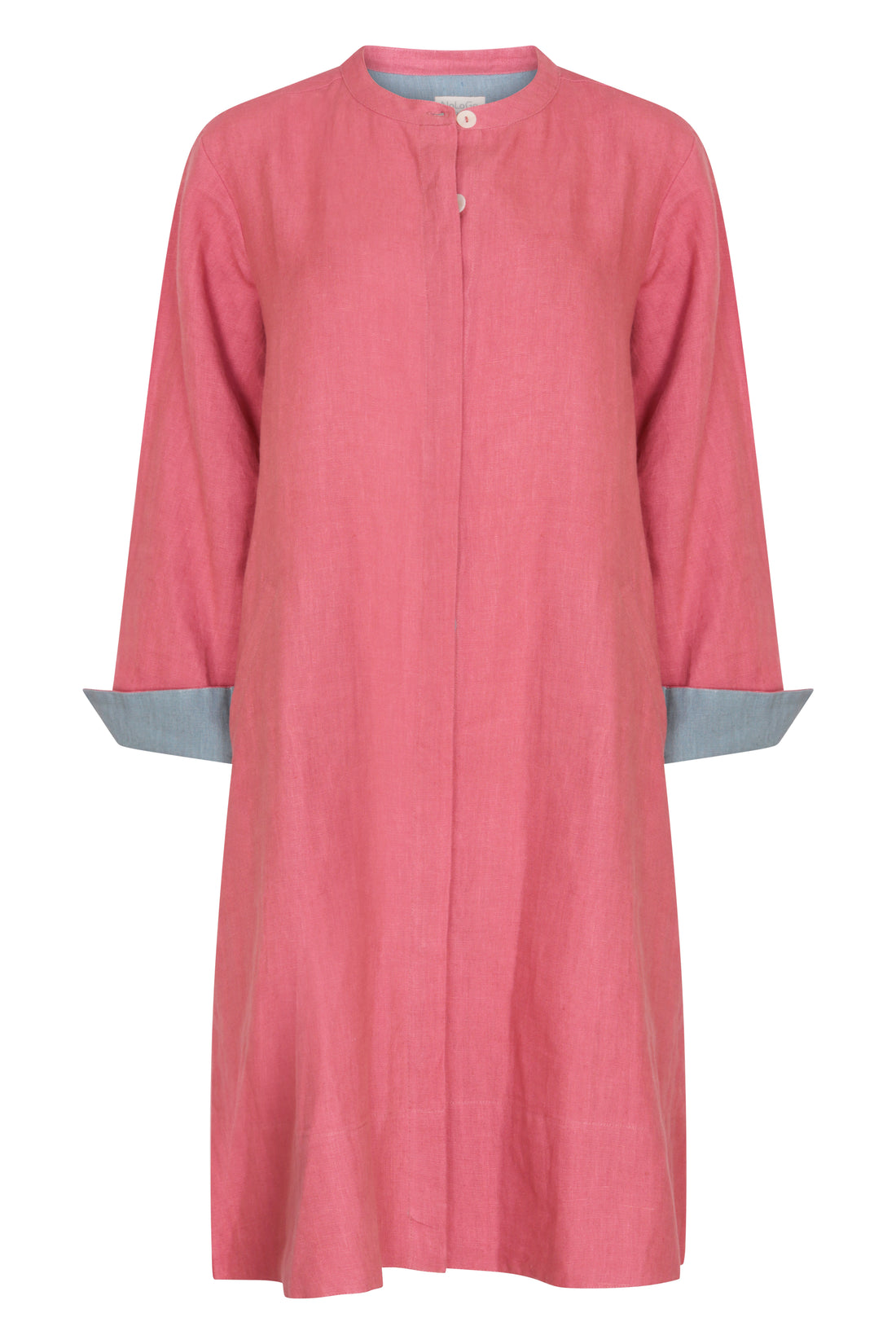 Super Mix Coat Dress - Spice Pink