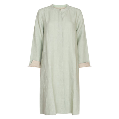 Garment Washed Trouser Linen - Sage Green