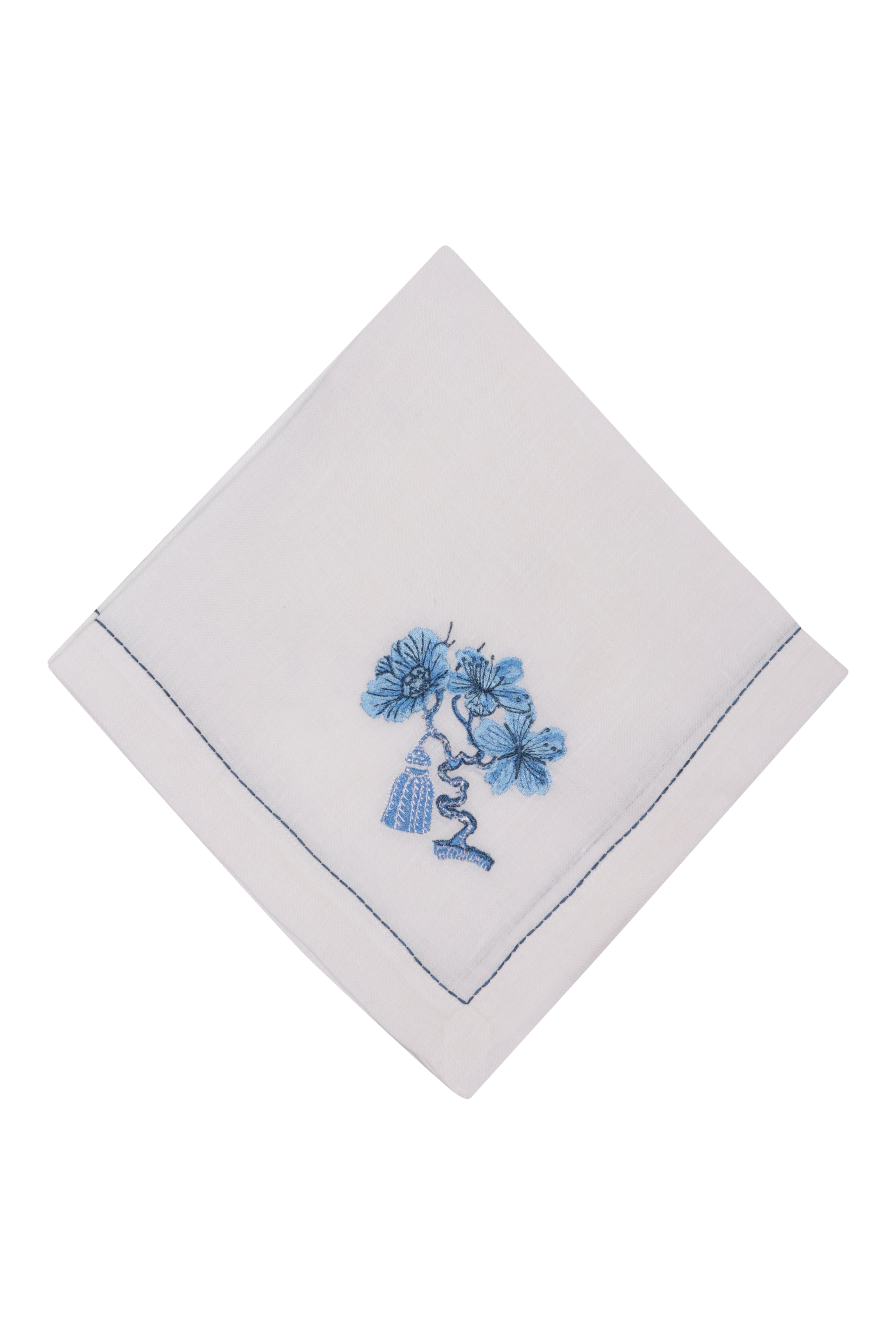 Napkins - Tassel - Linen - Pack of 4