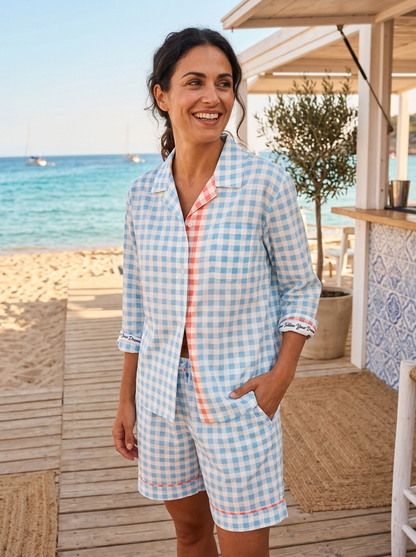 Gingham Set Woman&